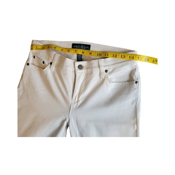 Lauren Ralph Lauren Jeans Womens size 4 White Modern Skinny - Picture 7 of 8